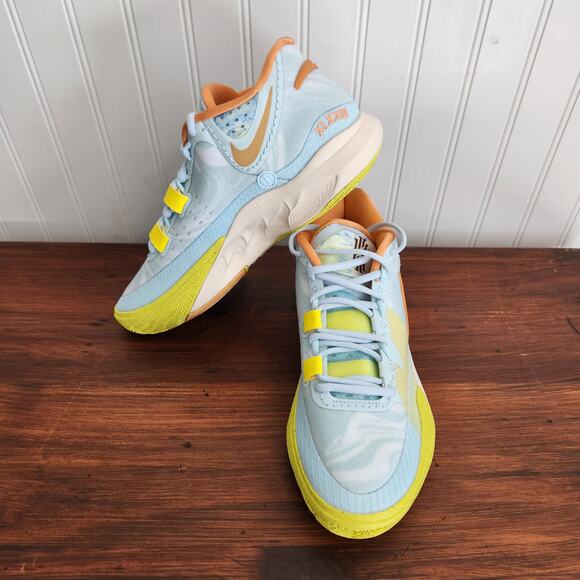 Nike Size 9M/10.5W Kyrie 8 Eagle Air Zoom Glacier Blue Yellow New‎ - Picture 8 of 13